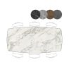 Palace, table de bar 240 x 115 cm - 4-pieds (hauteur 92 cm) - Henders and Hazel