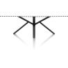 Palace, table ronde 150 x 120 cm. - pied centrale - Henders and Hazel