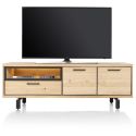 Ridgefield, lowboard 170 cm - 2-tiroirs + 1-niche (+ LED)