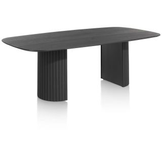 Pavie, table - ovale - 270 x 120 cm. (pied en bois) - Henders and Hazel