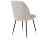Leonidas, chaise - cadre rough off black - tissu Rivas (knock down) - Henders and Hazel