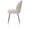 Leonidas, chaise - cadre rough off black - tissu Rivas (knock down) - Henders and Hazel