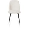 Leonidas, chaise - cadre rough off black - tissu Rivas (knock down) - Henders and Hazel