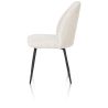 Leonidas, chaise - cadre rough off black - tissu Rivas (knock down) - Henders and Hazel