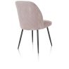 Leonidas, chaise - cadre rough off black - tissu Rivas (knock down) - Henders and Hazel