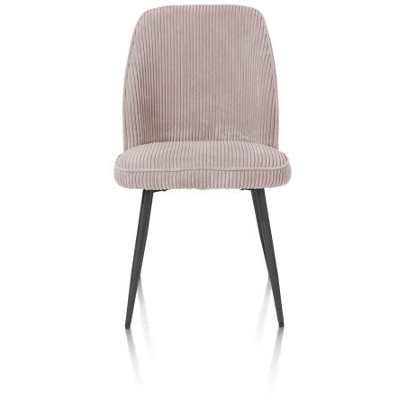 Leonidas, chaise - cadre rough off black - tissu Rivas (knock down) - Henders and Hazel