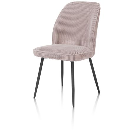 Leonidas, chaise - cadre rough off black - tissu Rivas (knock down) - Henders and Hazel
