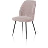 Leonidas, chaise - cadre rough off black - tissu Rivas (knock down) - Henders and Hazel
