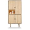 Shimanto, armoire 100 cm - 4-portes + 1-niche (+ LED) - Henders and Hazel