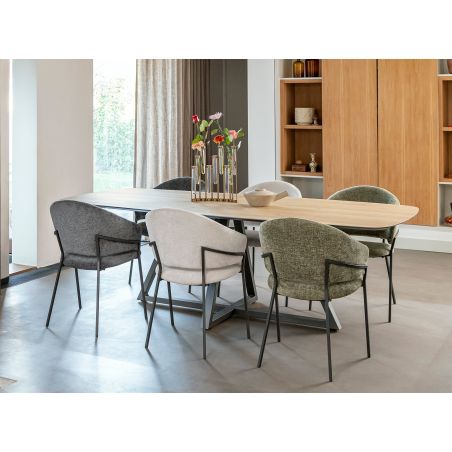Shimanto, table 240 x 110 cm ovale - Henders and Hazel