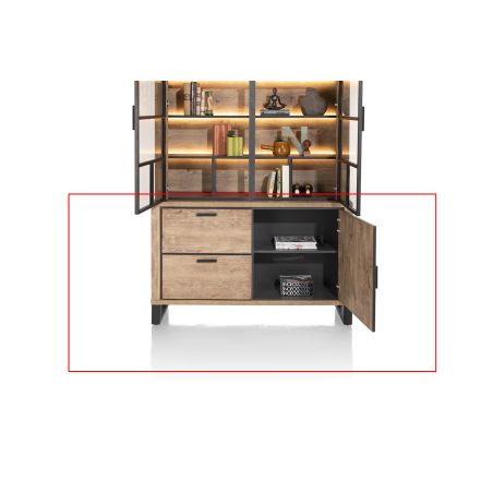 Pavarotti, buffet 140 cm. - 1-porte + 2-tiroirs - Henders and Hazel