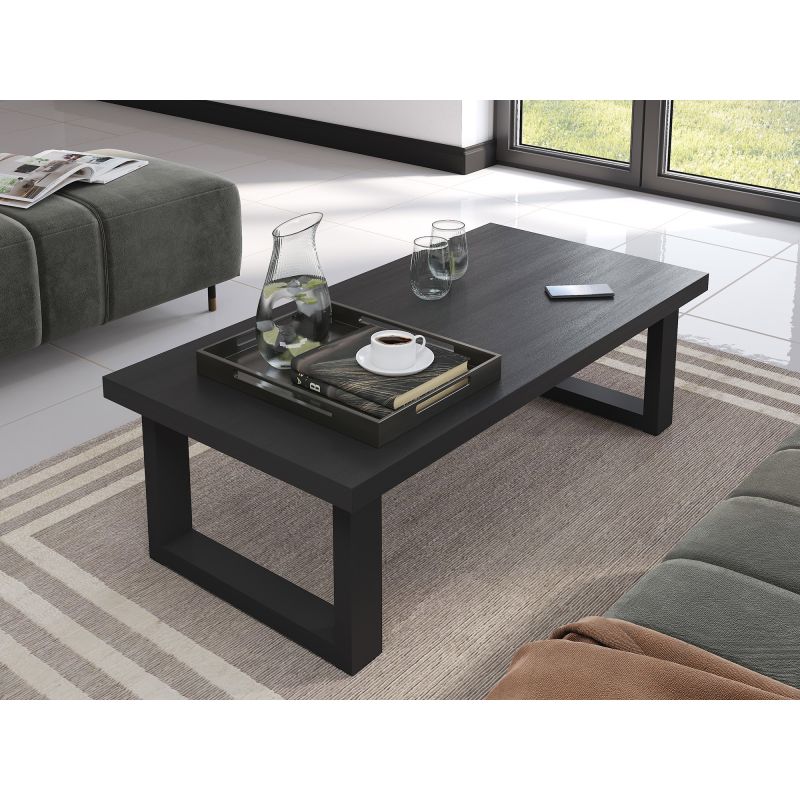 Table basse GABRIEL DARK en décor chêne noir