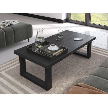 Table basse GABRIEL DARK en décor chêne noir