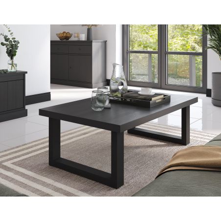 Table basse GABRIEL DARK en décor chêne noir