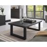 Table basse GABRIEL DARK en décor chêne noir