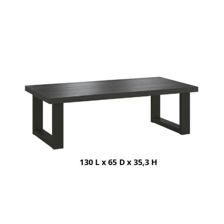 Table basse GABRIEL DARK en décor chêne noir