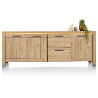 Delmonte, buffet 230 cm. - 3-portes + 2-tiroirs (LED + variateur) - Henders and Hazel