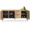 Delmonte, buffet 230 cm. - 3-portes + 2-tiroirs (LED + variateur) - Henders and Hazel