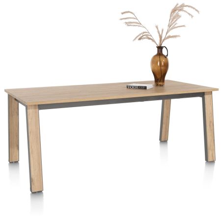 Delmonte, table a rallonge 150 (+60 cm.) x 120 cm- Henders and Hazel