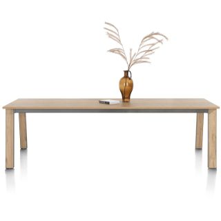 Delmonte, table a rallonge 200 (+80 cm.) x 100 cm - Henders and Hazel