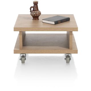 Delmonte, table d'appoint 60 x 60 cm. + 1-niche (+ roues ) - Henders and Hazel
