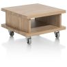 Delmonte, table d'appoint 60 x 60 cm. + 1-niche (+ roues ) - Henders and Hazel