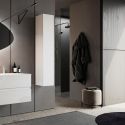 Colonne suspendue HESTIA pour salle de bain endécor blanc brillant
