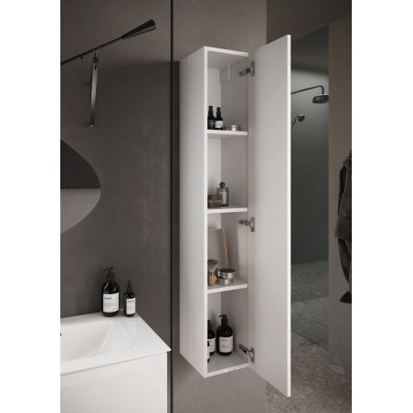 Colonne suspendue HESTIA pour salle de bain endécor blanc brillant