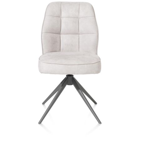 Bell, chaise - pietement graphite - pivotante - confort ressorts - Calabria