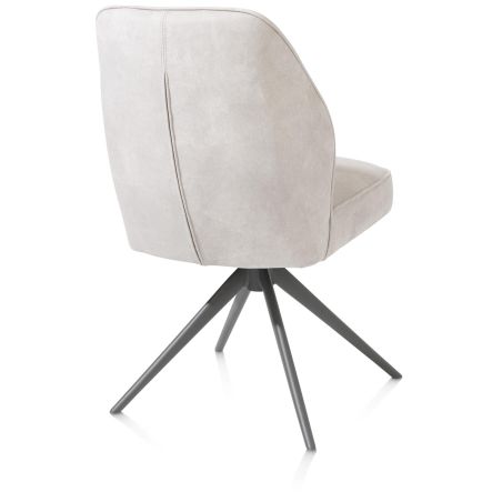 Bell, chaise - pietement graphite - pivotante - confort ressorts - Calabria