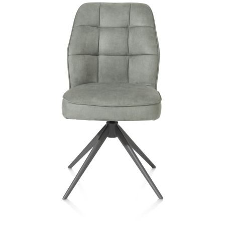Bell, chaise - pietement graphite - pivotante - confort ressorts - Calabria