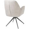Bell, chaise a accoudoirs - pietement graphite - pivotante - confort ressorts - Calabria - Henders and Hazel