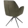 Bell, chaise a accoudoirs - pietement graphite - pivotante - confort ressorts - Calabria - Henders and Hazel