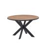 Table ronde SORELLA ELIOTT 120 cm avec pieds central en métal
