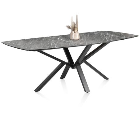 Palace, table 270 x 115 cm. - pied centrale - Henders and Hazel