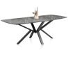 Palace, table 270 x 115 cm. - pied centrale - Henders and Hazel