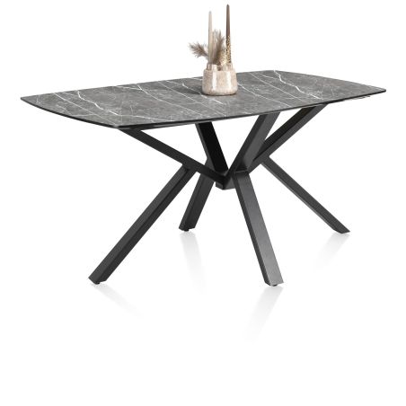 Palace, table 210 x 110 cm. - pied centrale - Henders and Hazel