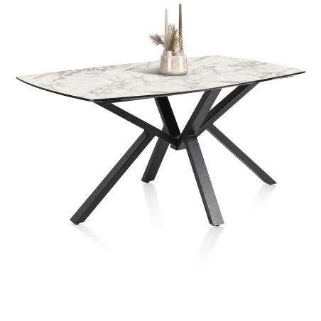 Palace, table 210 x 110 cm. - pied centrale - Henders and Hazel