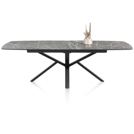 Palace, table a rallonge 190 (+ 60 cm.) x 110 cm. - pied centrale - Henders and Hazel