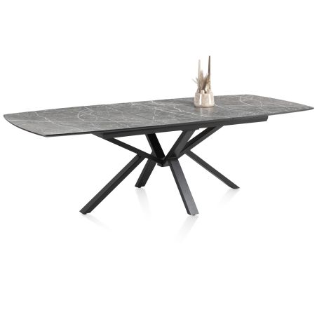 Palace, table a rallonge 190 (+ 60 cm.) x 110 cm. - pied centrale - Henders and Hazel