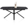Palace, table a rallonge 190 (+ 60 cm.) x 110 cm. - pied centrale - Henders and Hazel