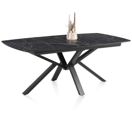 Palace, table a rallonge 190 (+ 60 cm.) x 110 cm. - pied centrale - Henders and Hazel