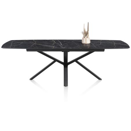 Palace, table a rallonge 190 (+ 60 cm.) x 110 cm. - pied centrale - Henders and Hazel