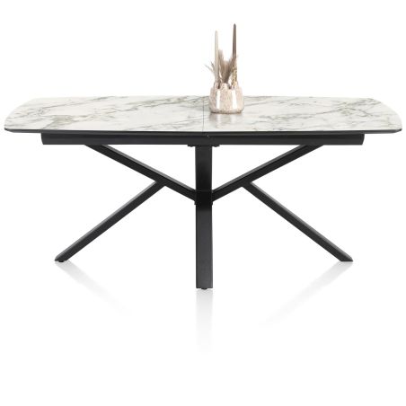 Palace, table a rallonge 190 (+ 60 cm.) x 110 cm. - pied centrale - Henders and Hazel