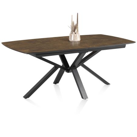 Palace, table a rallonge 190 (+ 60 cm.) x 110 cm. - pied centrale - Henders and Hazel