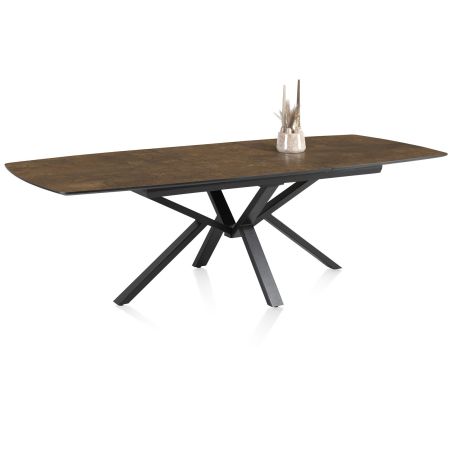 Palace, table a rallonge 190 (+ 60 cm.) x 110 cm. - pied centrale - Henders and Hazel