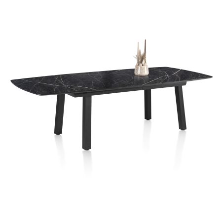 Palace, table a rallonge 160 (+ 50 cm.) x 110 cm. - 4-pieds - Henders and Hazel