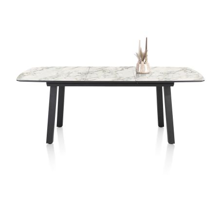 Palace, table a rallonge 160 (+ 50 cm.) x 110 cm. - 4-pieds - Henders and Hazel