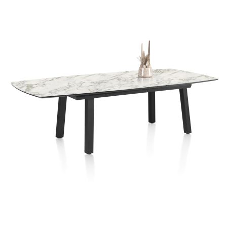 Palace, table a rallonge 160 (+ 50 cm.) x 110 cm. - 4-pieds - Henders and Hazel
