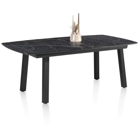 Palace, table a rallonge 190 (+ 60 cm.) x 110 cm. - 4-pieds - Henders and Hazel